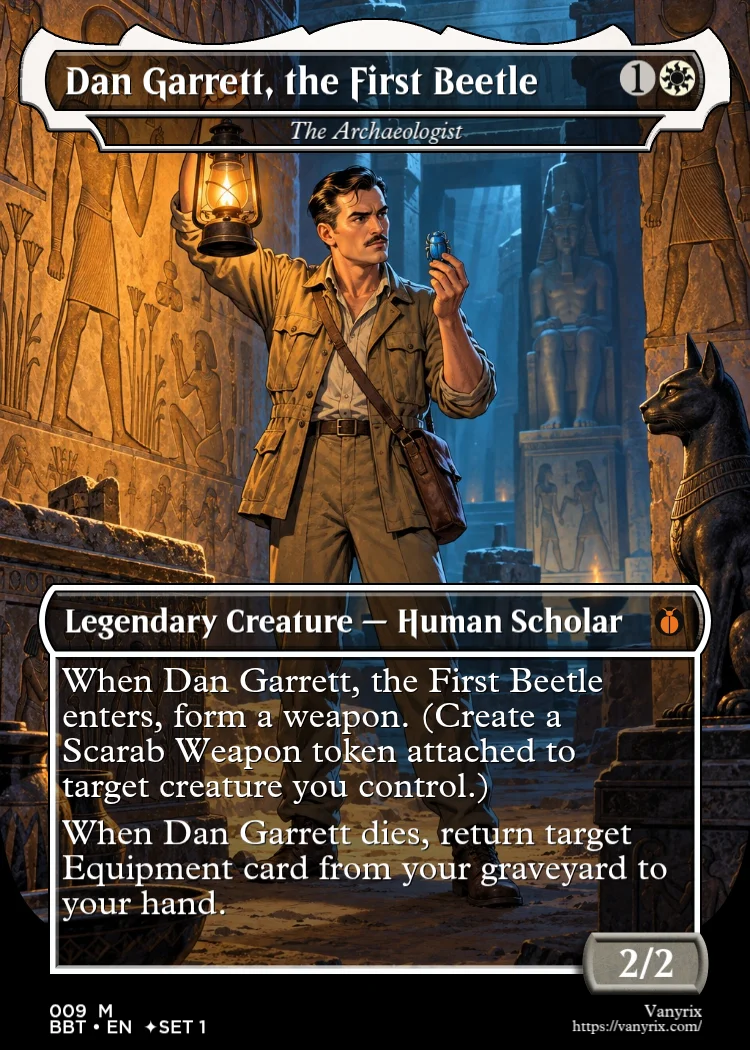 Dan Garrett, the First Beetle