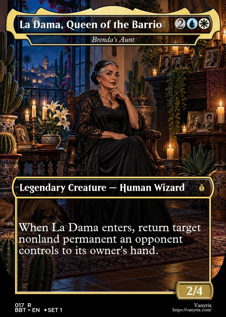 La Dama, Queen of the Barrio