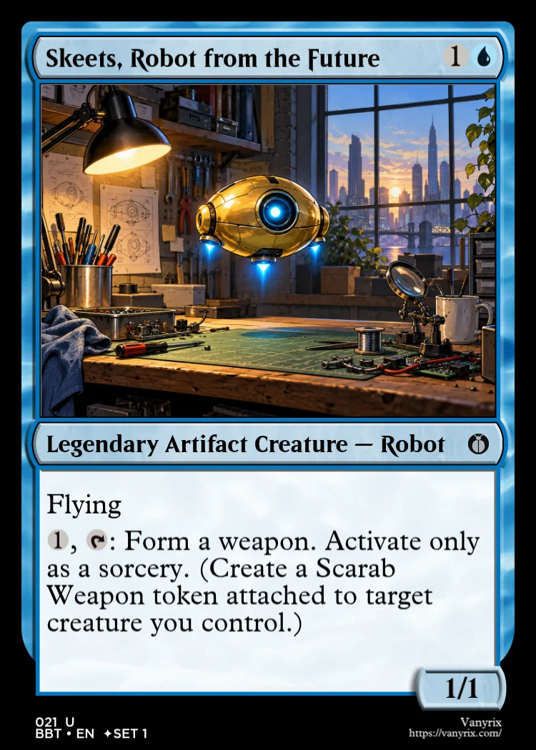 Skeets, Robot from the Future