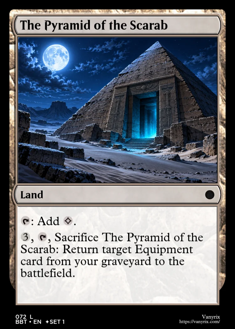 The Pyramid of the Scarab