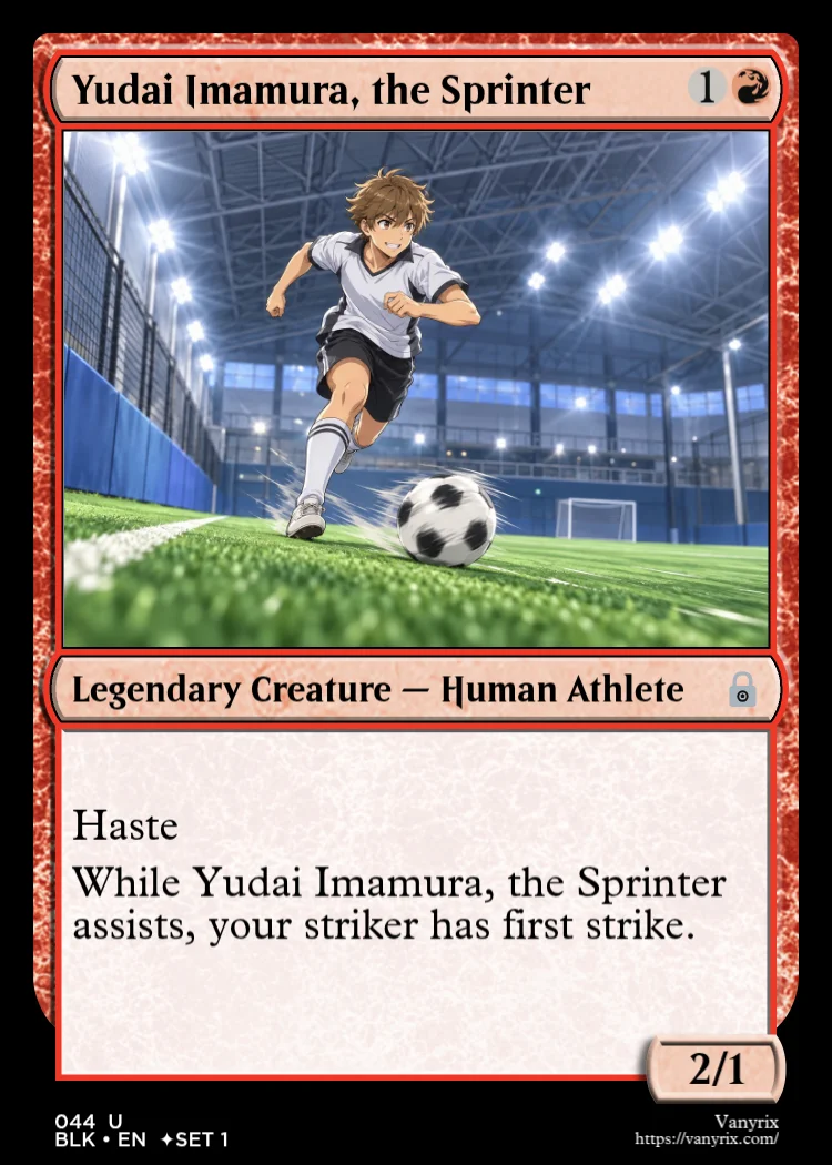Yudai Imamura, the Sprinter