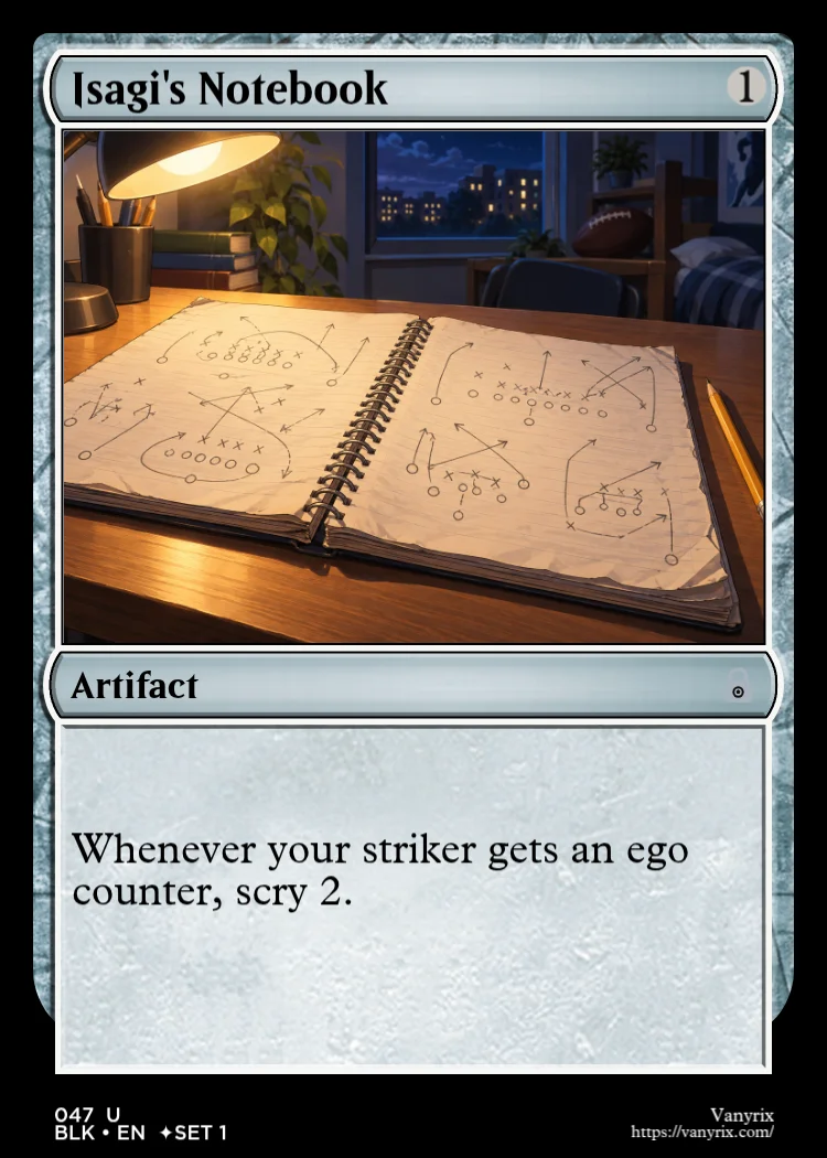 Isagi's Notebook