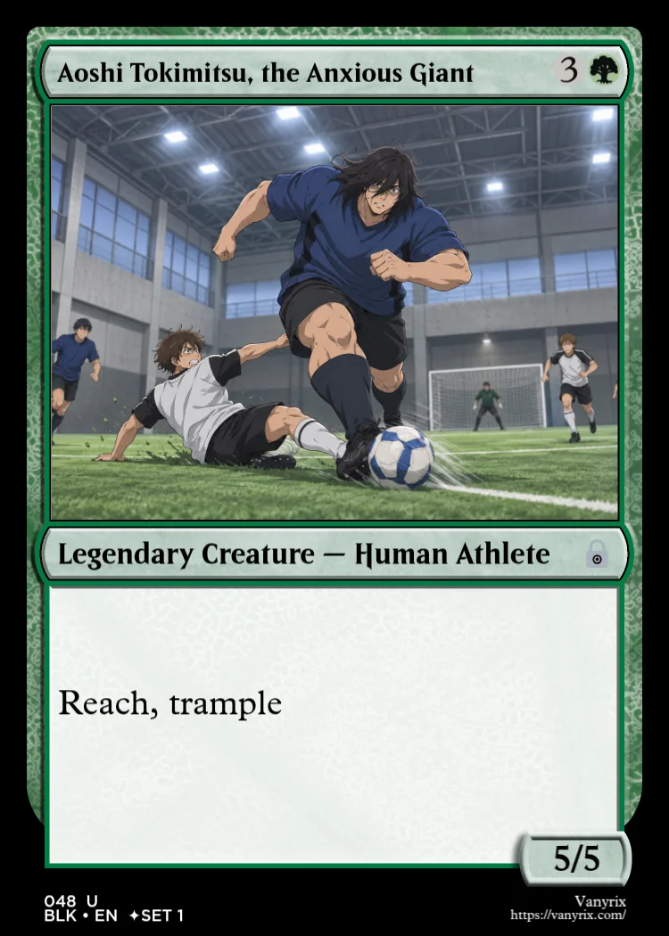 Aoshi Tokimitsu, the Anxious Giant