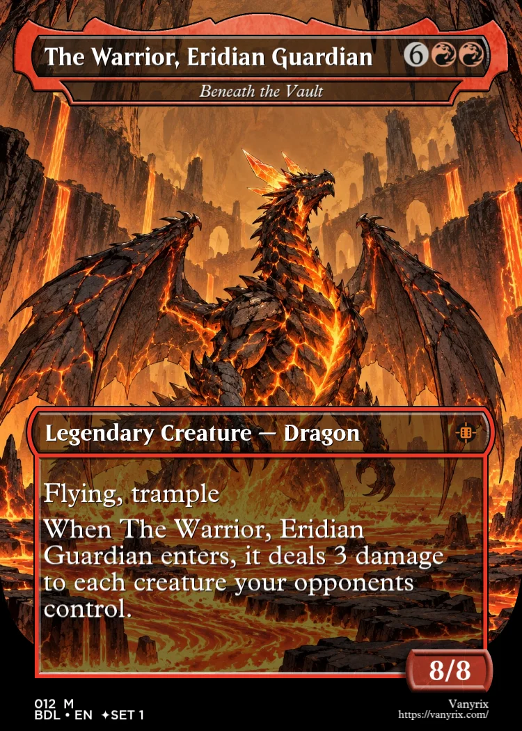 The Warrior, Eridian Guardian
