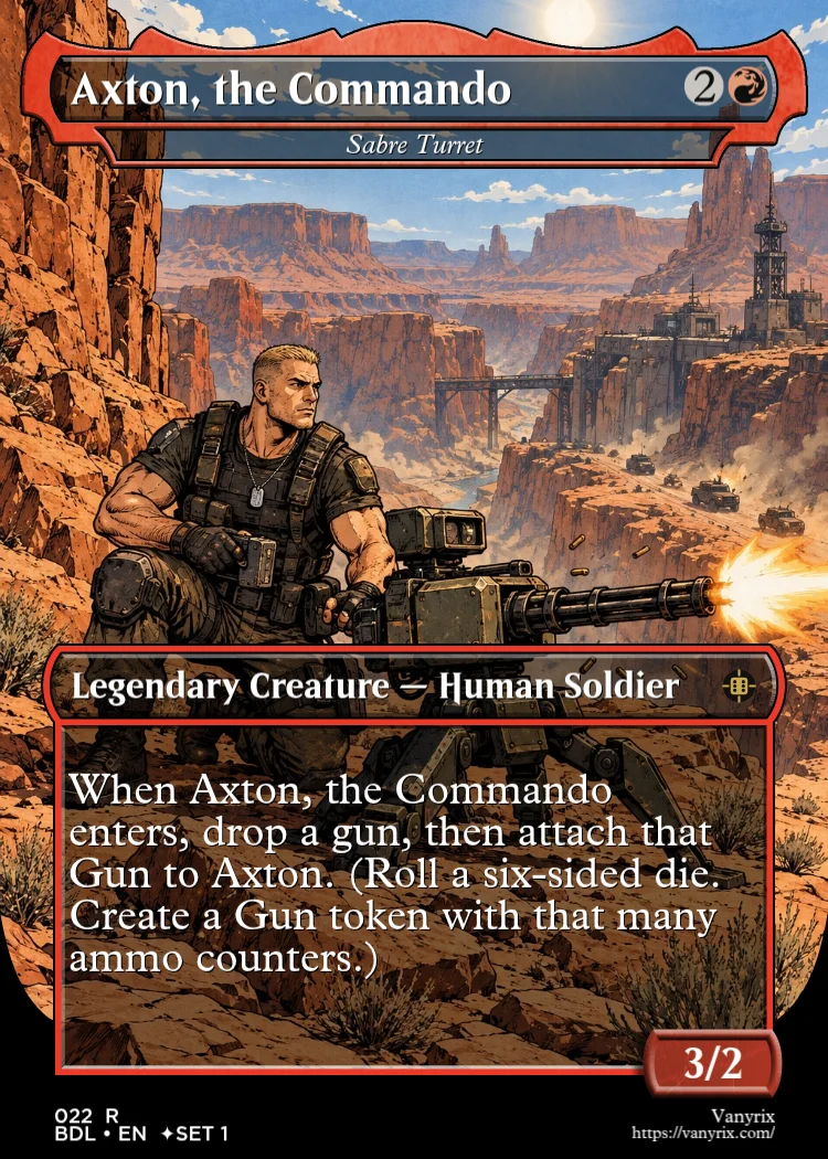 Axton, the Commando
