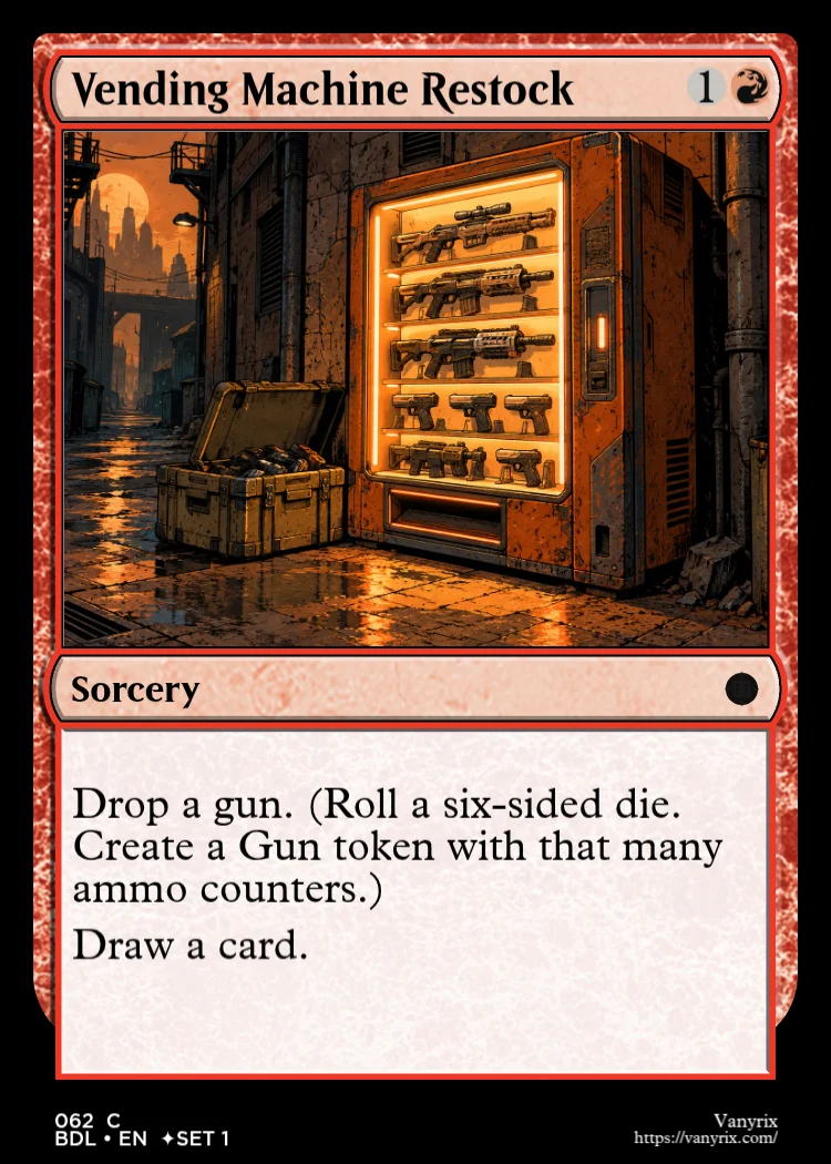 Vending Machine Restock