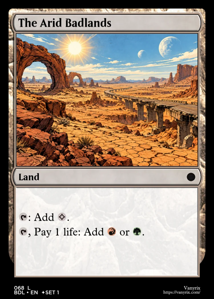 The Arid Badlands