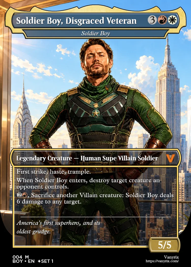 Soldier Boy, Disgraced Veteran