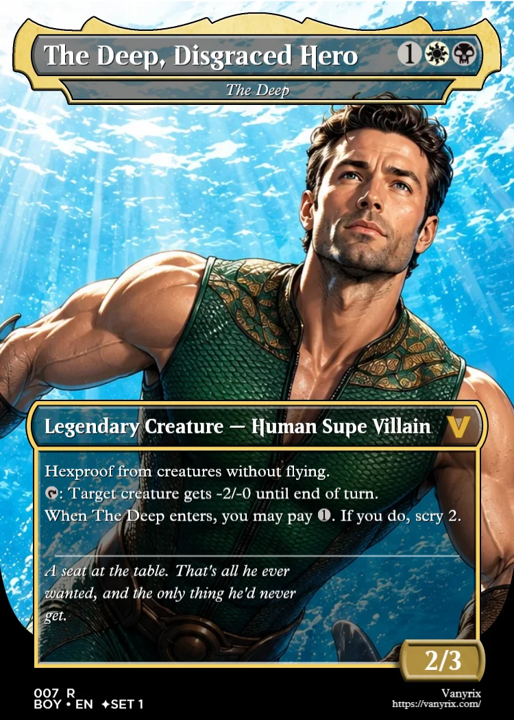 The Deep, Disgraced Hero