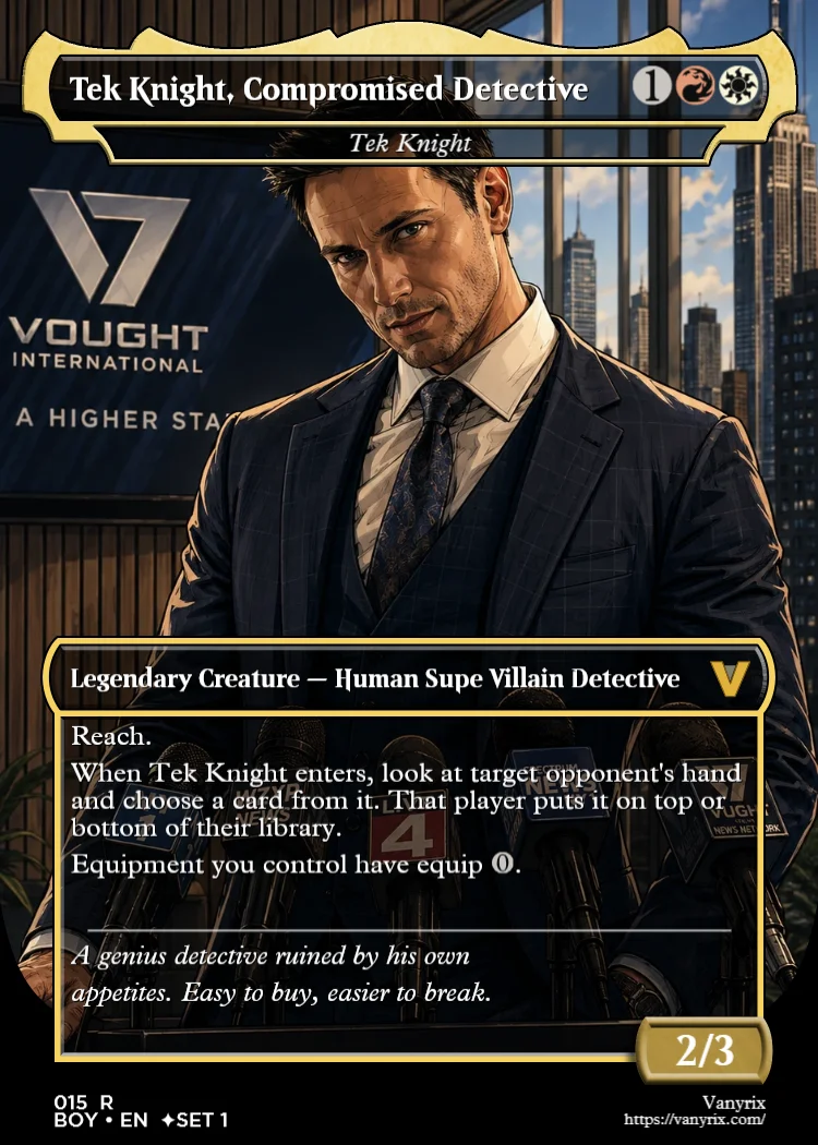 Tek Knight, Compromised Detective