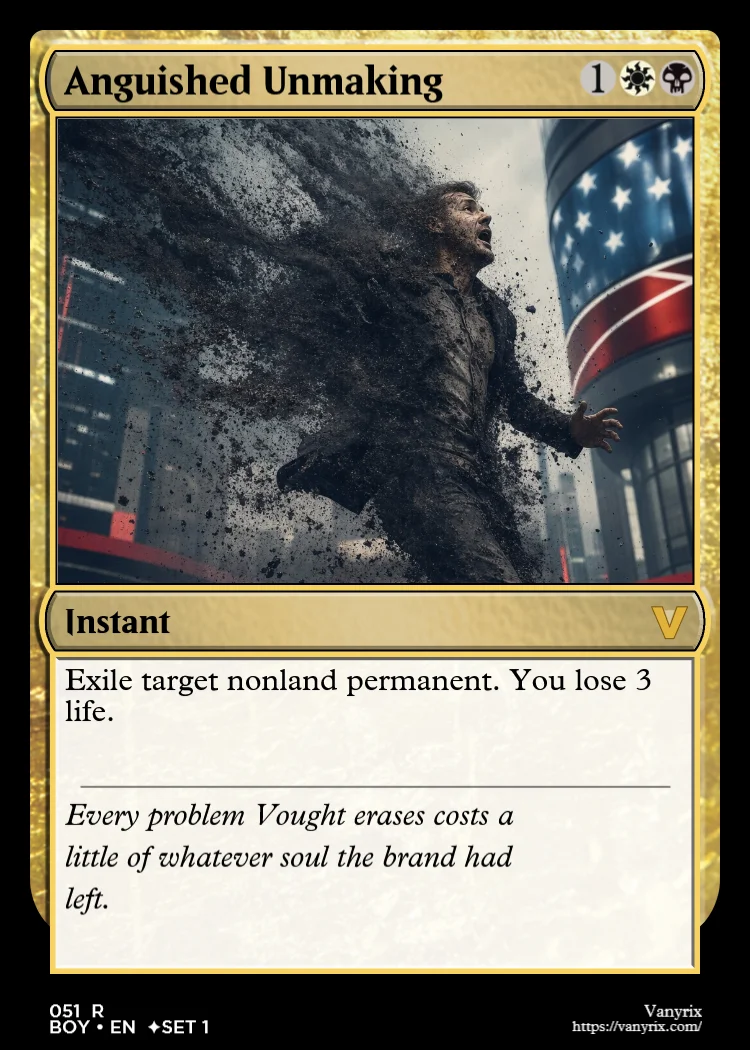 Anguished Unmaking
