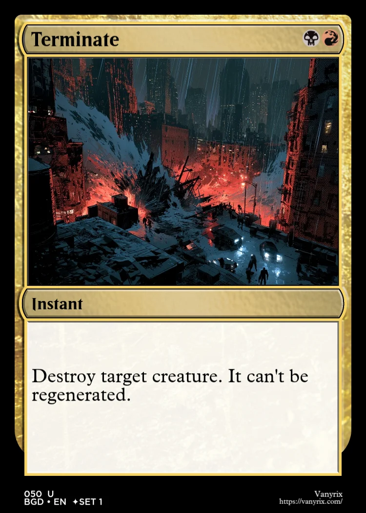 Terminate