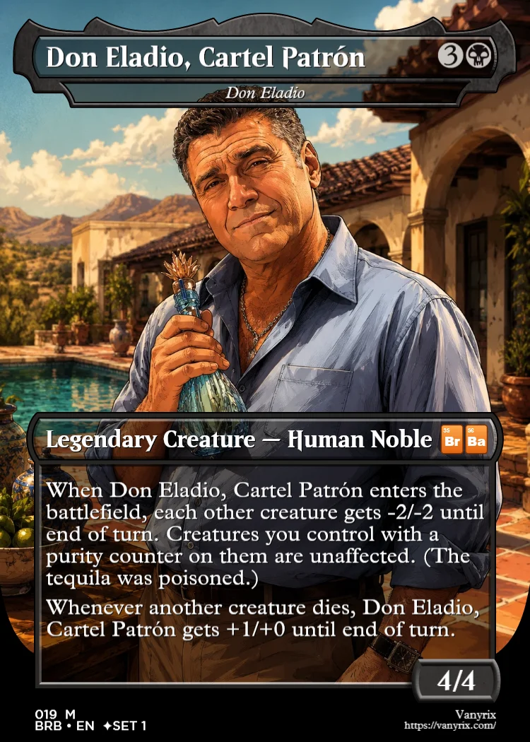 Don Eladio, Cartel Patrón
