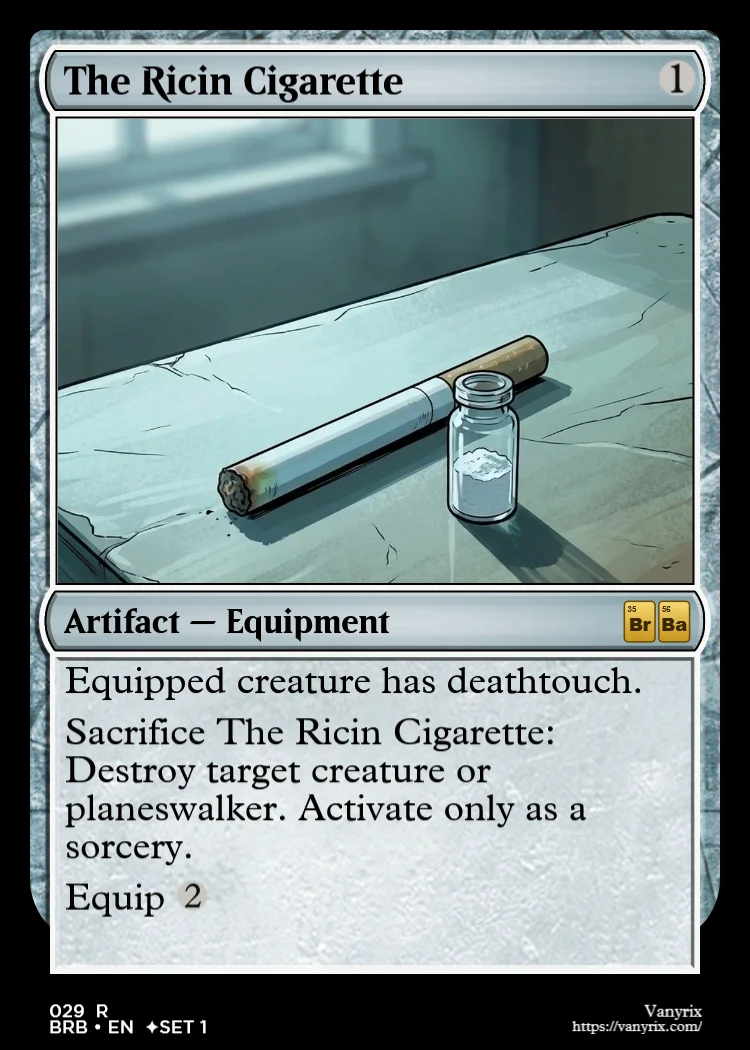 The Ricin Cigarette