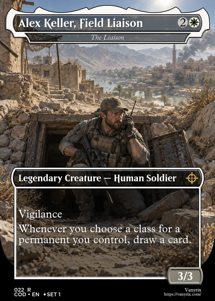 Alex Keller, Field Liaison