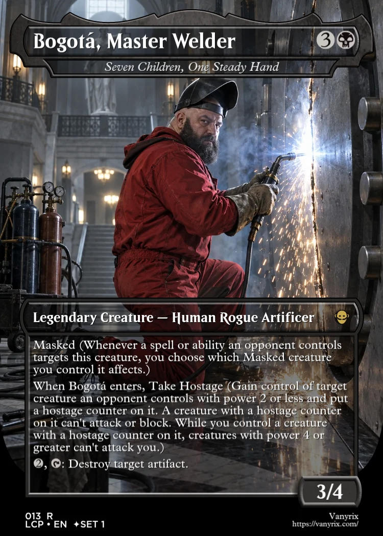Bogotá, Master Welder