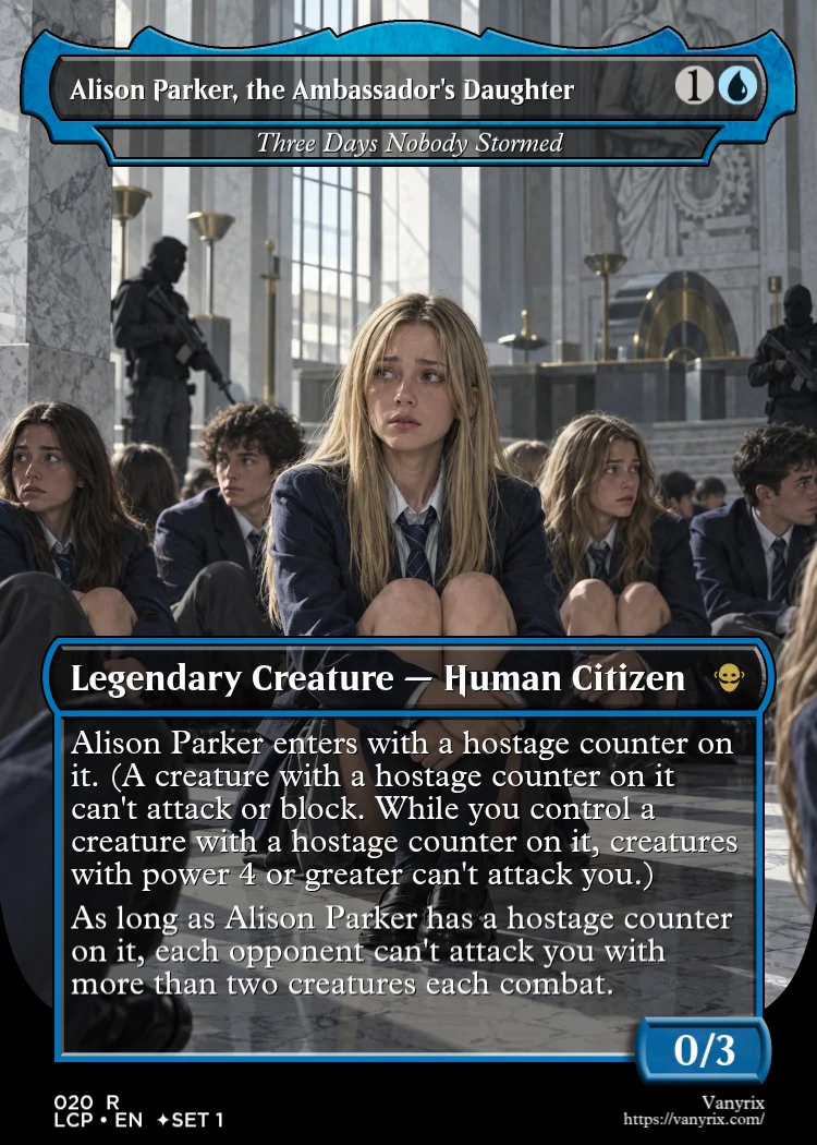 Alison Parker, the Ambassador's Daughter