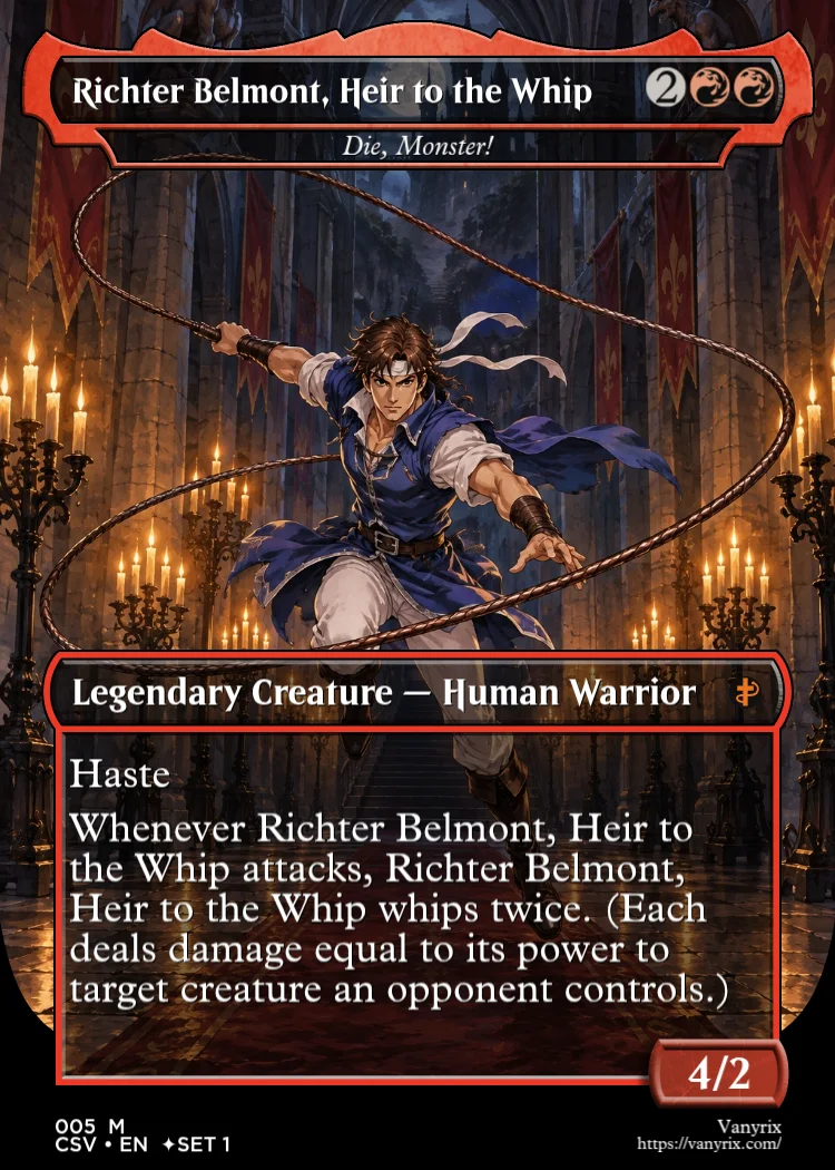 Richter Belmont, Heir to the Whip