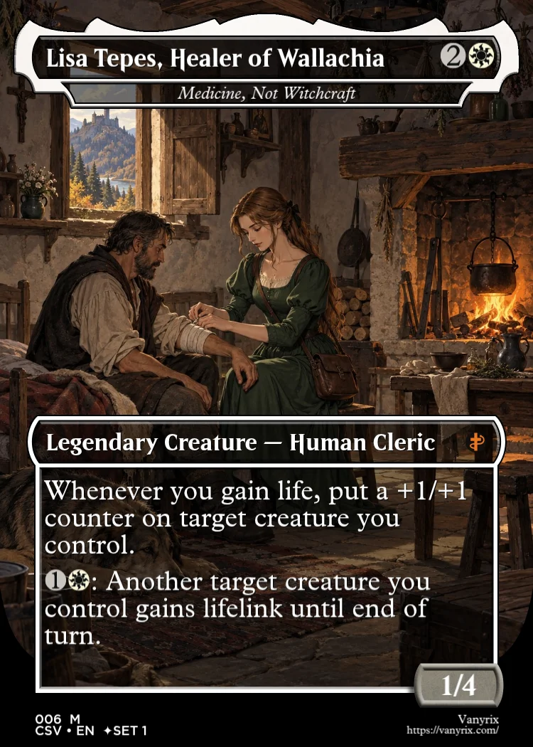 Lisa Tepes, Healer of Wallachia