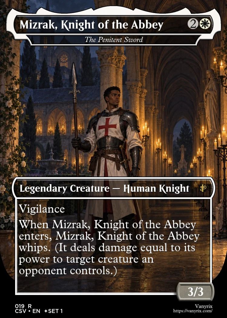 Mizrak, Knight of the Abbey