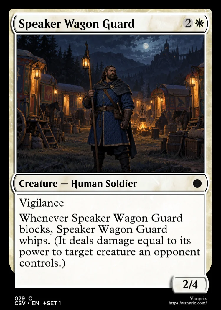 Speaker Wagon Guard