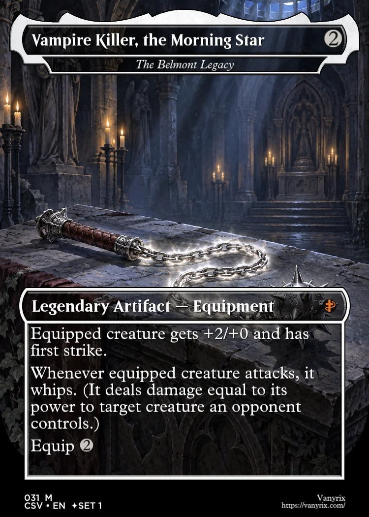 Vampire Killer, the Morning Star