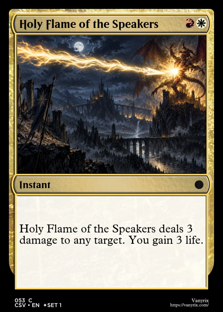 Holy Flame of the Speakers