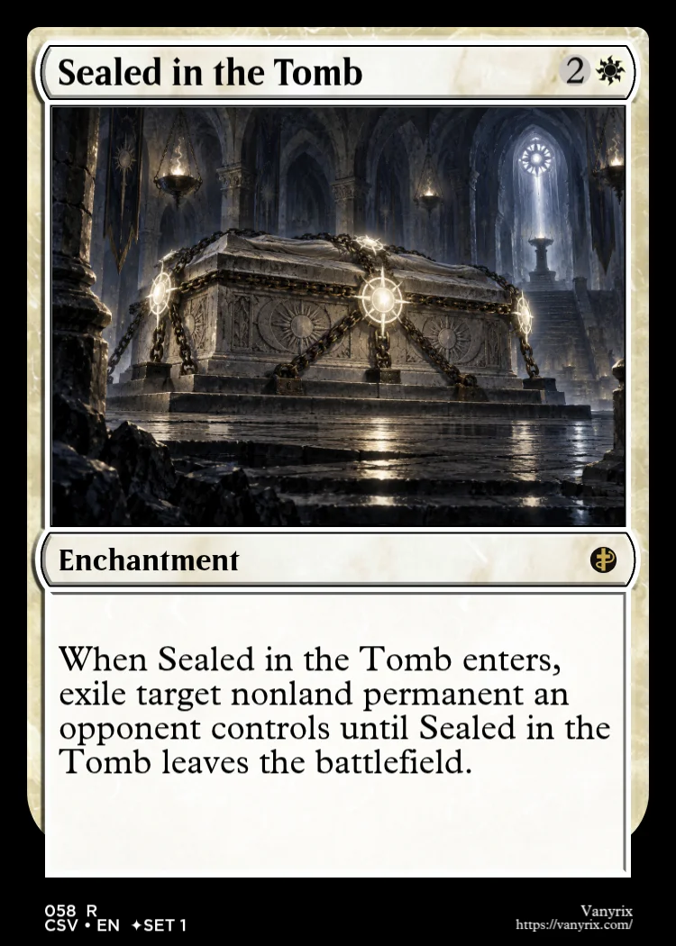 Sealed in the Tomb