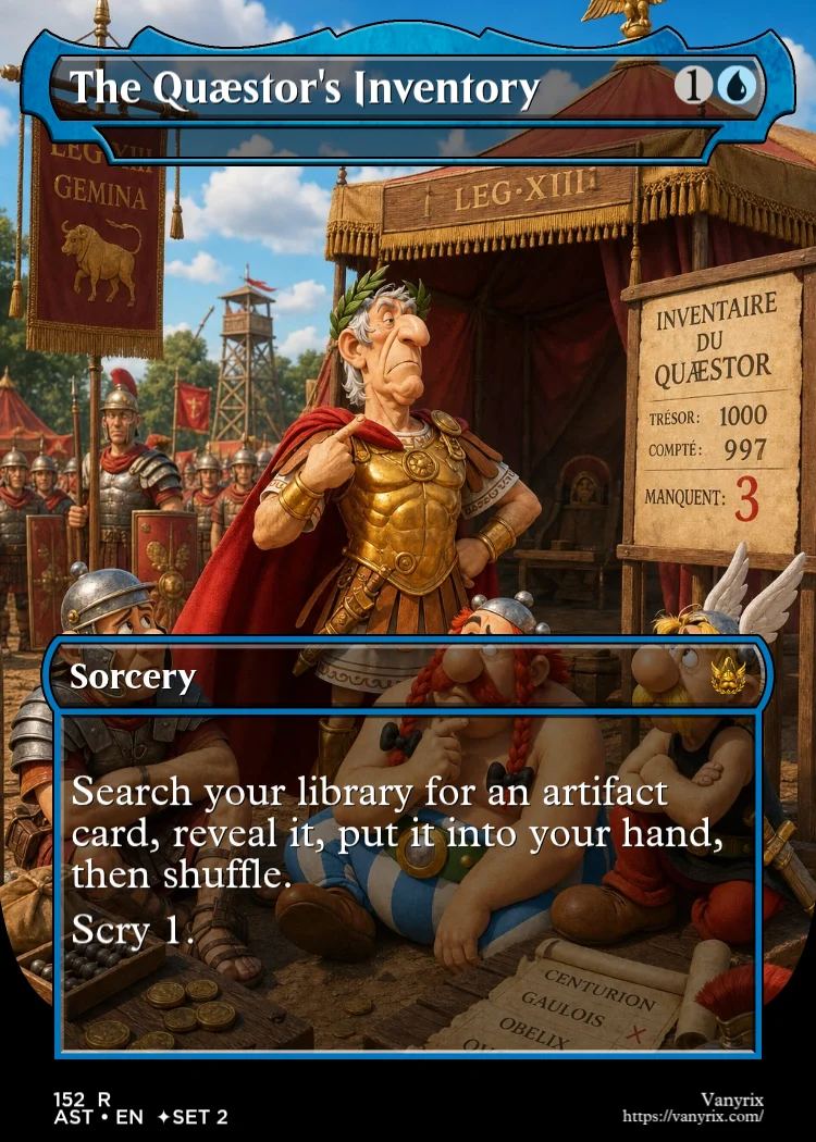 The Quæstor's Inventory