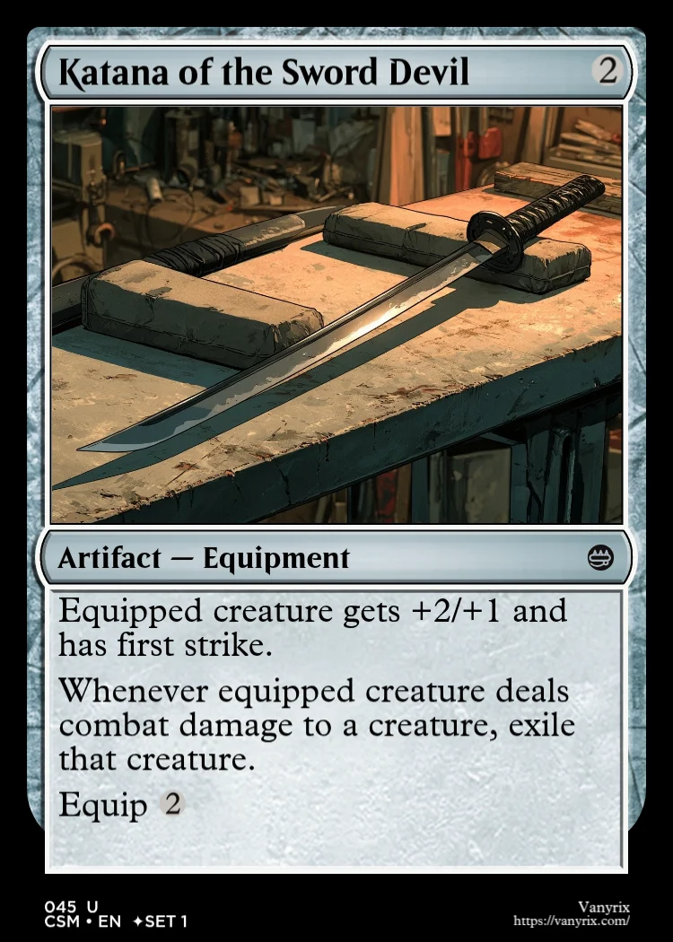 Katana of the Sword Devil
