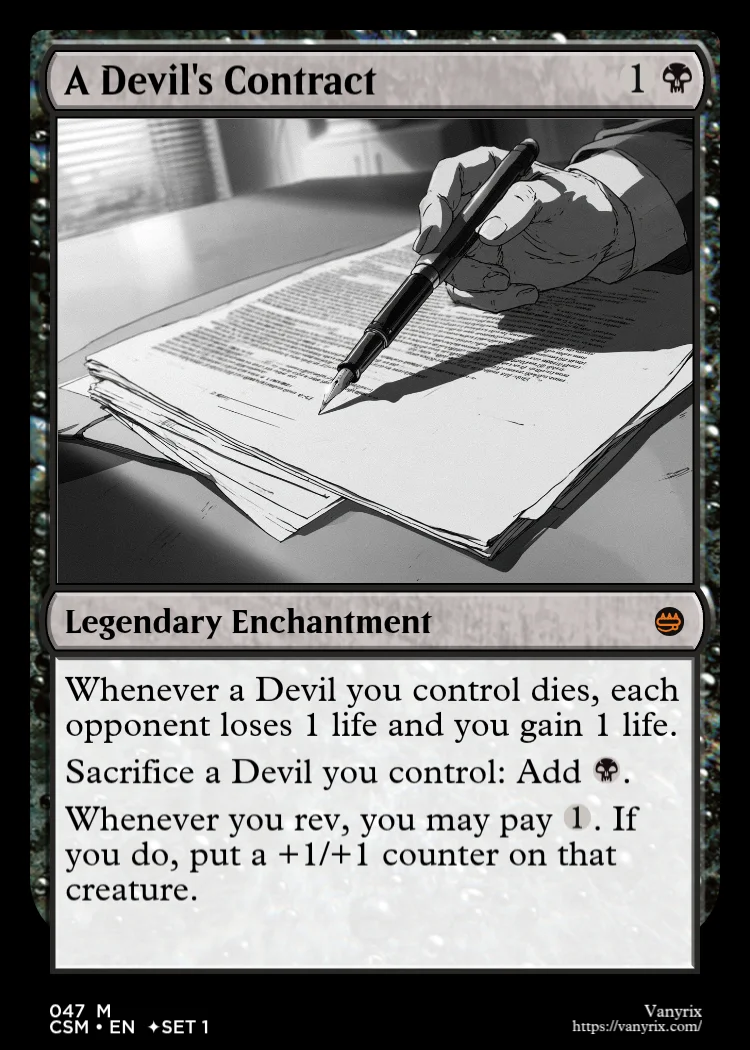 A Devil's Contract