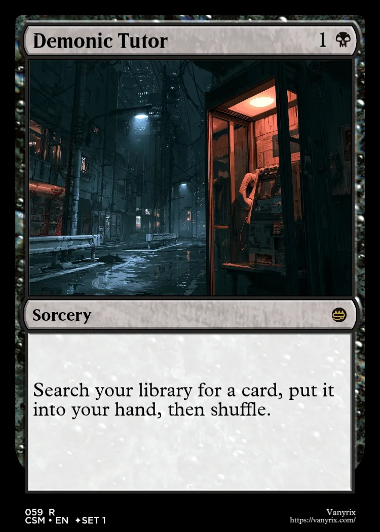 Demonic Tutor