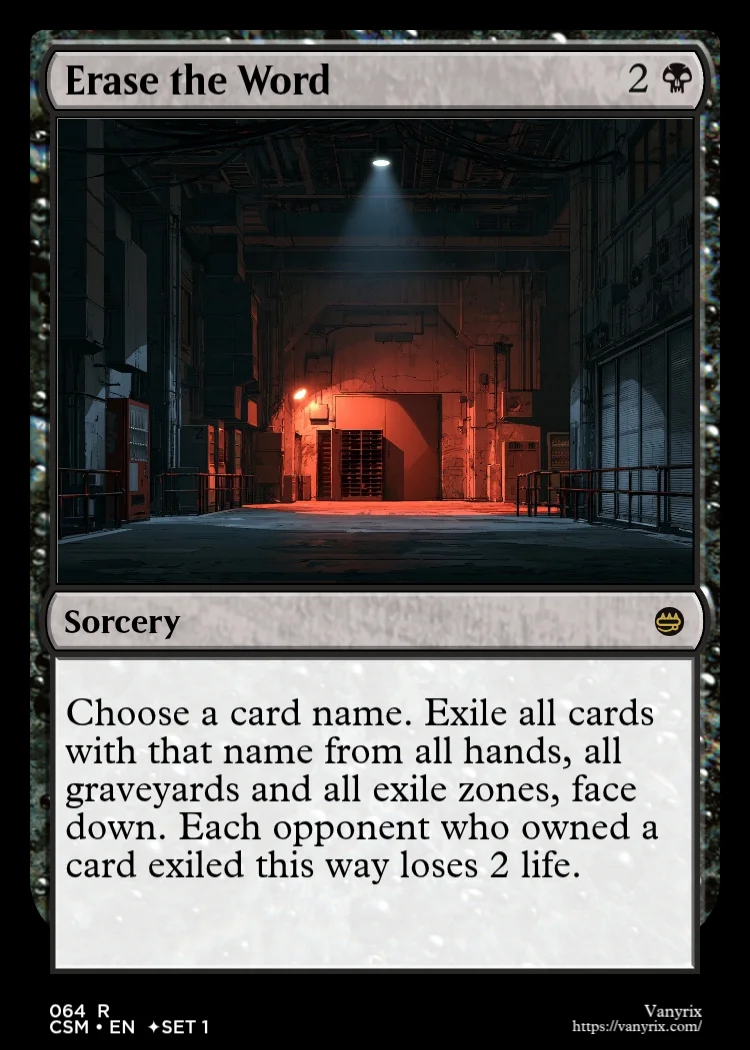 Erase the Word