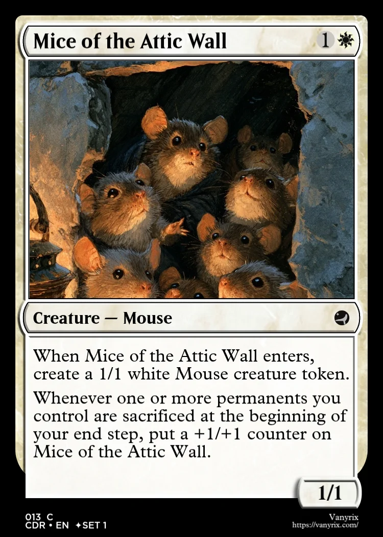 Mice of the Attic Wall