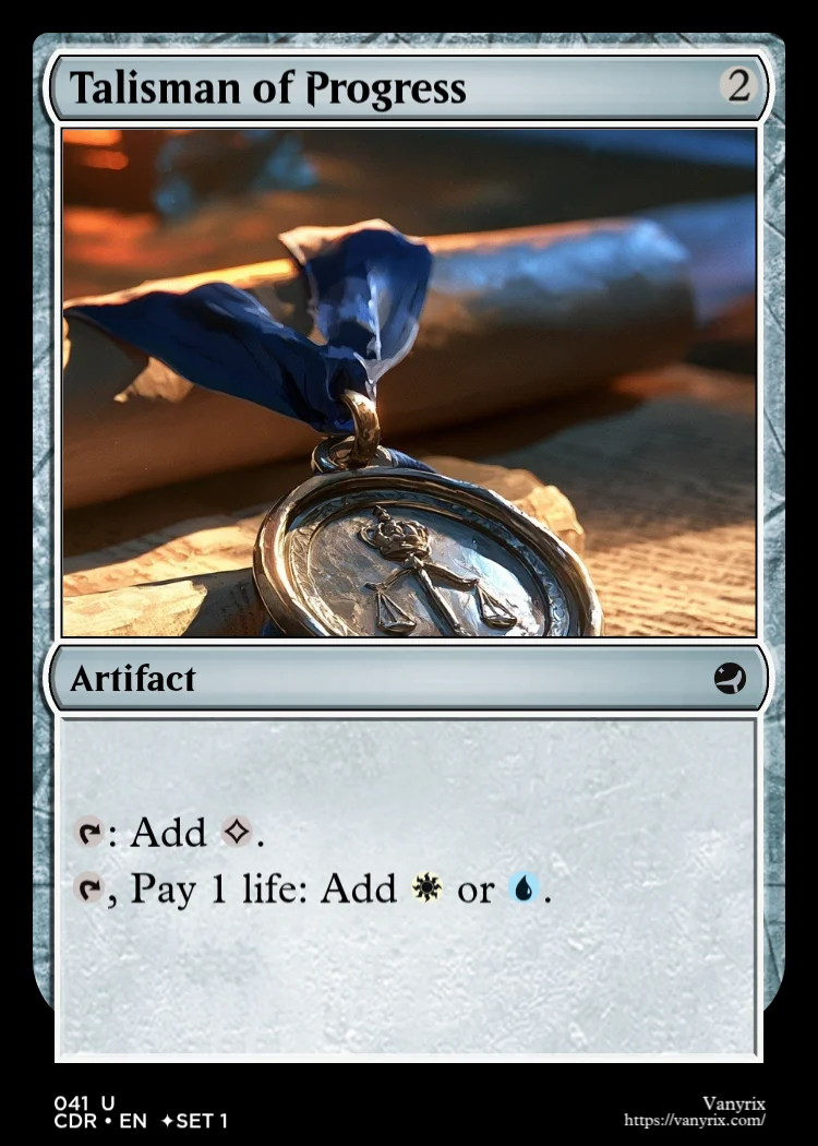 Talisman of Progress