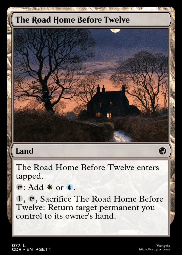 The Road Home Before Twelve
