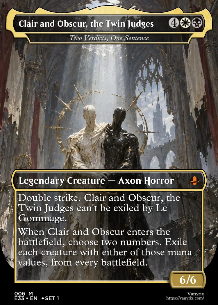 Clair and Obscur, the Twin Judges