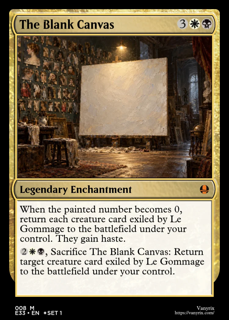 The Blank Canvas