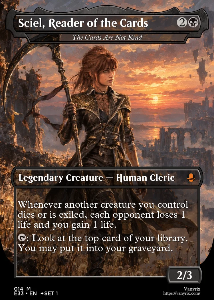 Sciel, Reader of the Cards