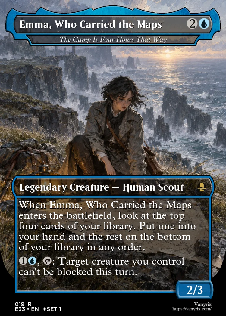 Emma, Who Carried the Maps