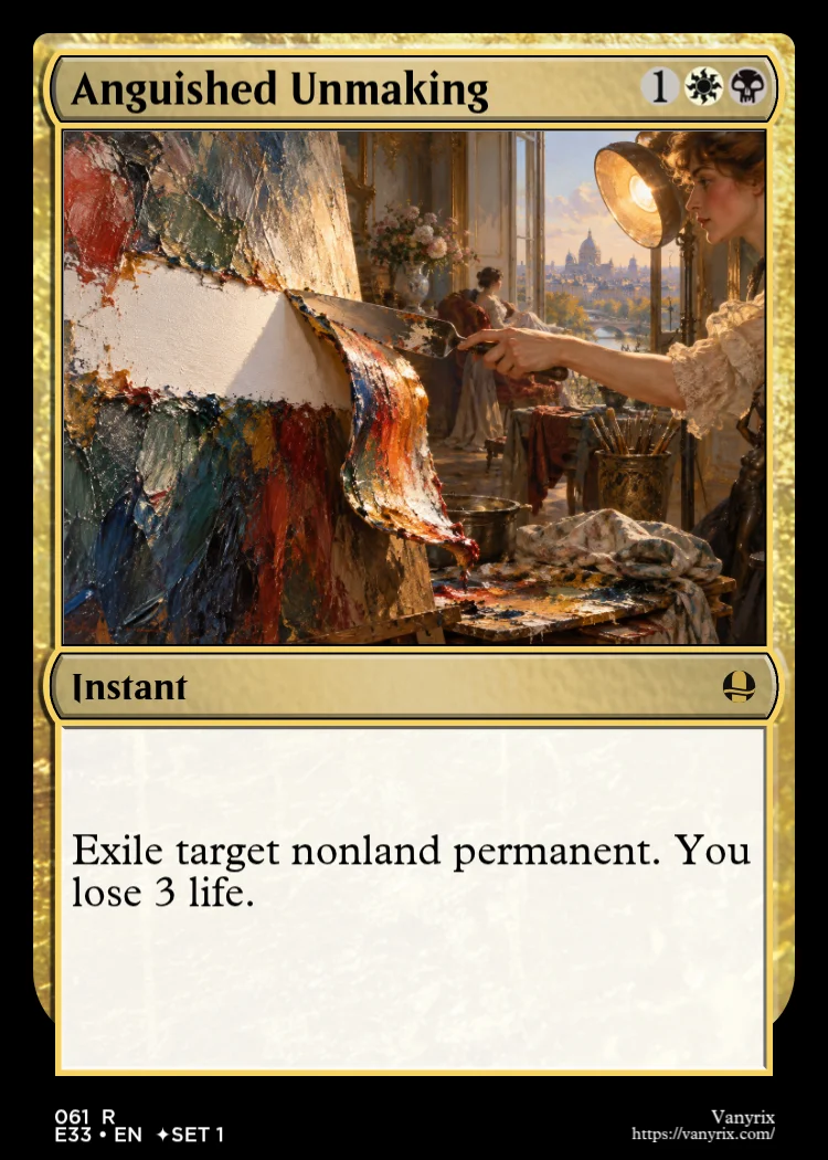 Anguished Unmaking