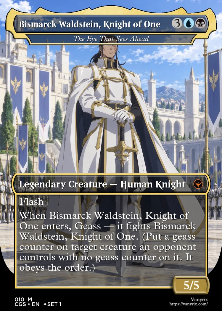 Bismarck Waldstein, Knight of One
