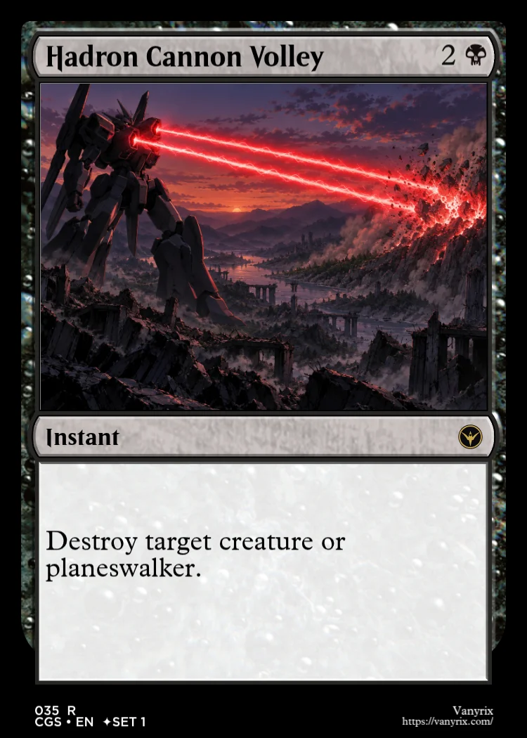 Hadron Cannon Volley