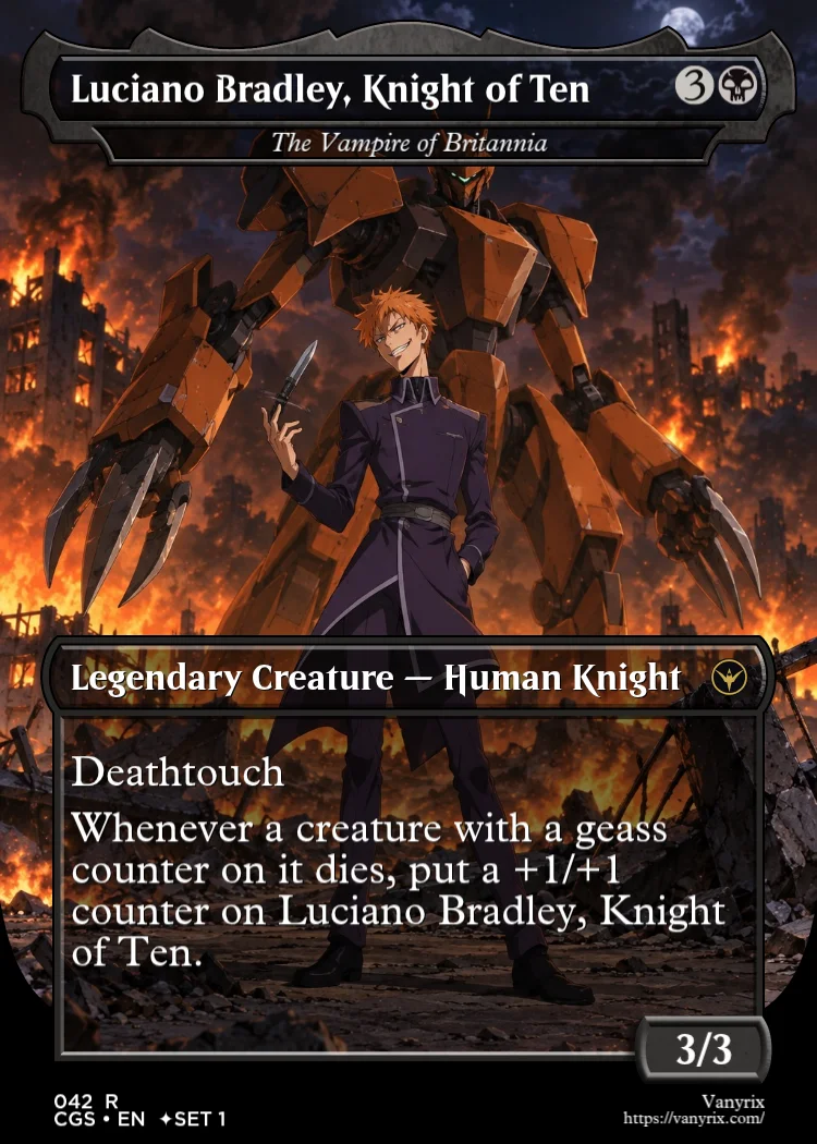 Luciano Bradley, Knight of Ten