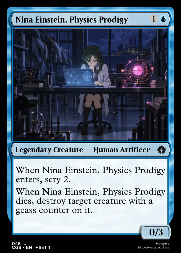 Nina Einstein, Physics Prodigy