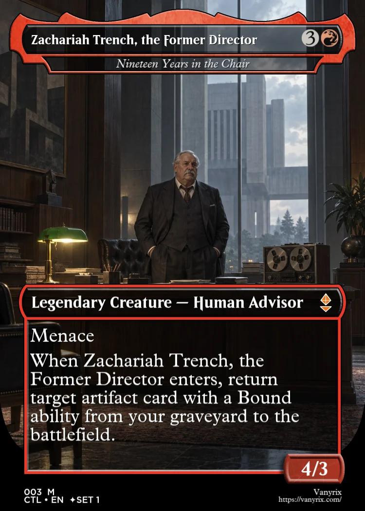 Zachariah Trench, the Former Director