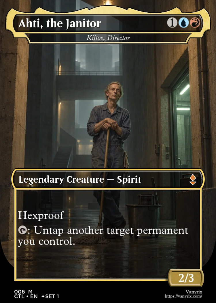 Ahti, the Janitor