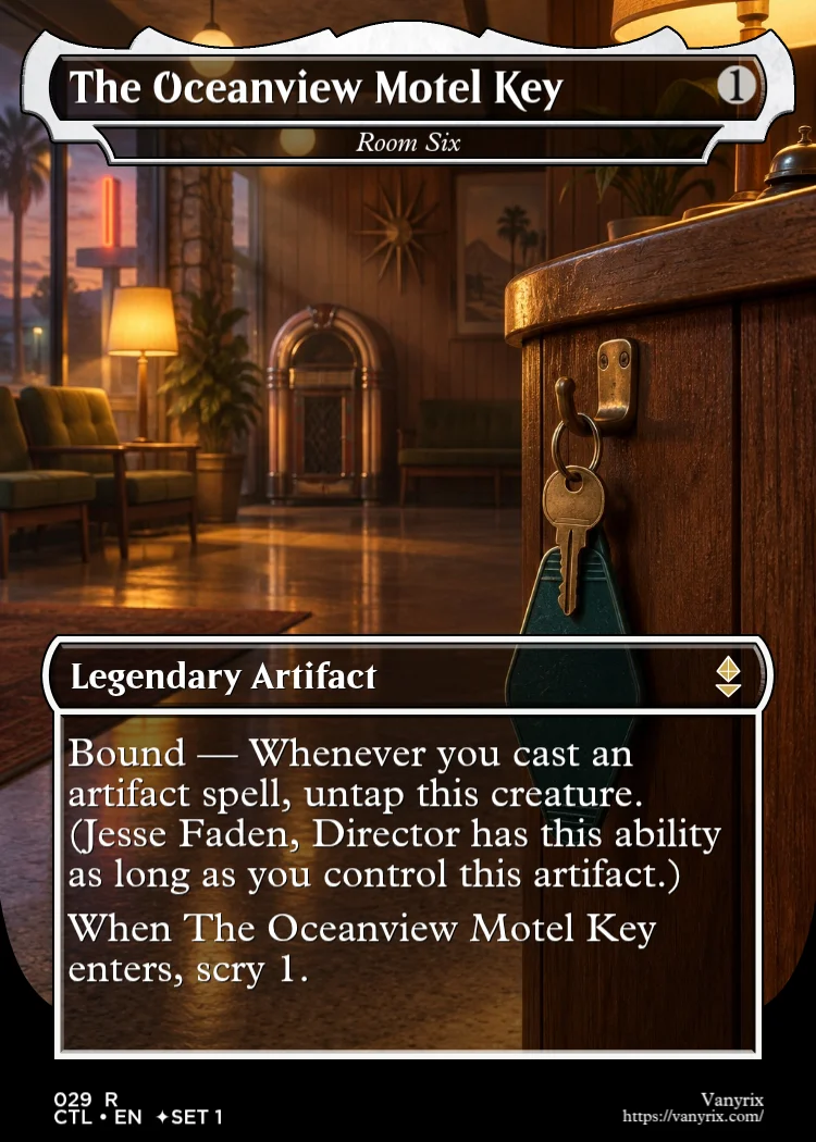 The Oceanview Motel Key