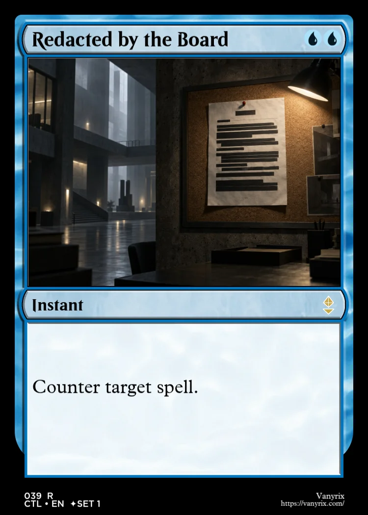 Redacted by the Board