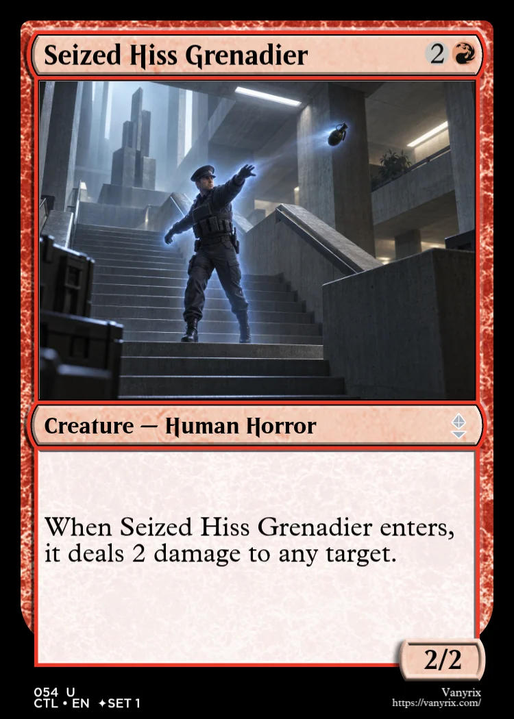 Seized Hiss Grenadier